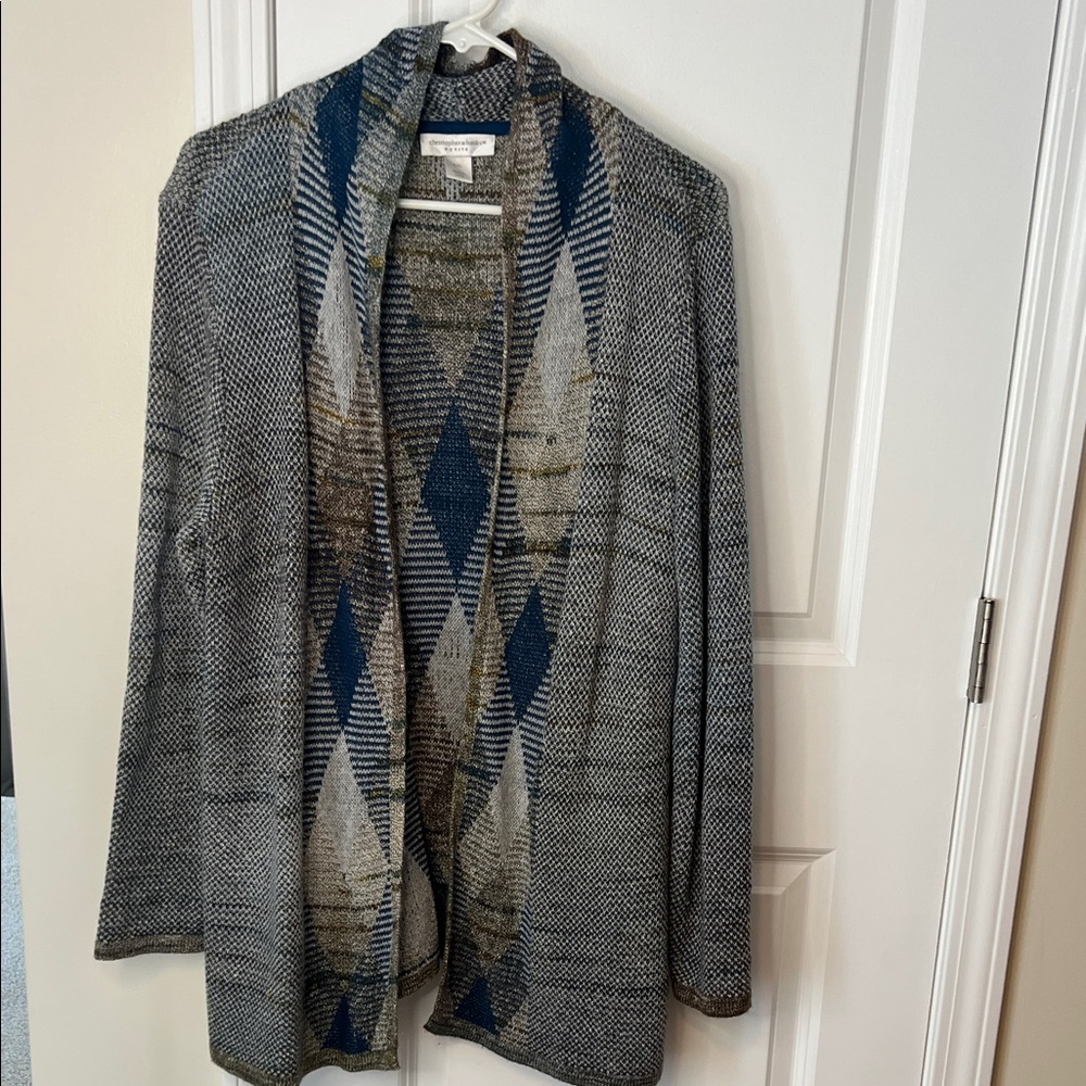 Christopher & Banks Long Cardigan Open Sweater